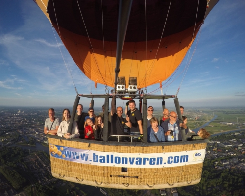 Luchtballon vanaf Utrecht naar Leerdam